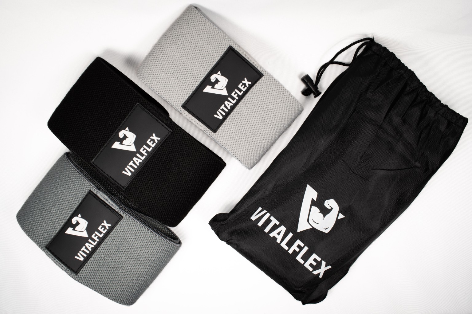 VITALFLEX set with three resistance bands and carry bag